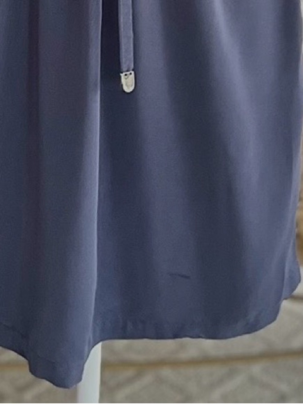 Alya Francesca’s Dress Blue Drawstring Waist Blouson Mini S Casual Travel - Picture 13 of 16